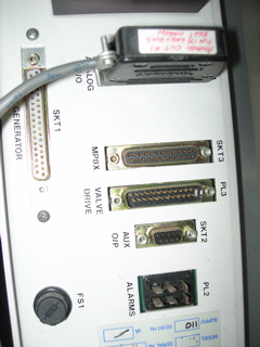 Controll backview connectors